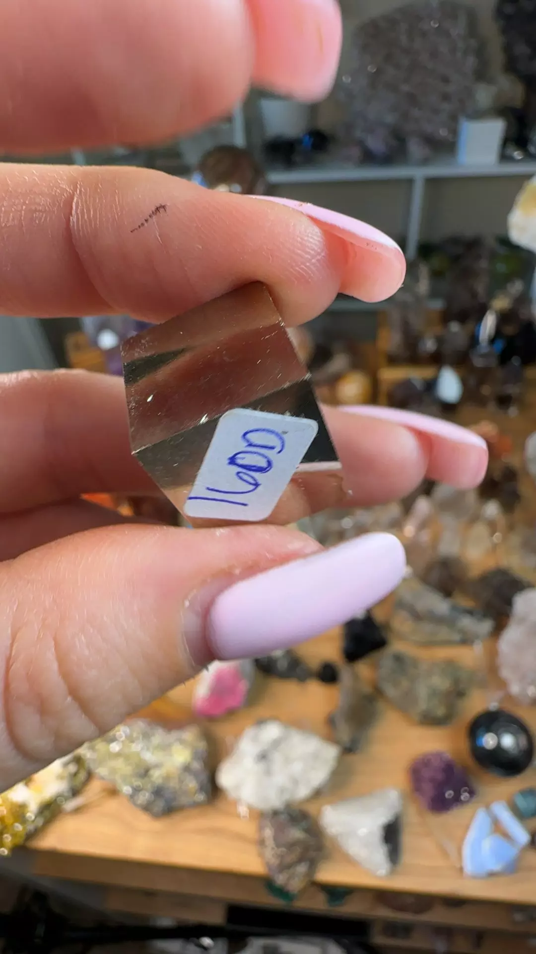 plant/Spanish pyrite cube-0