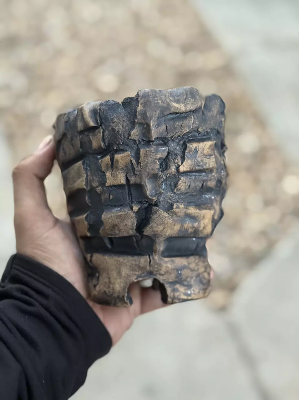 plant/Bones footed 4.75x5H-0