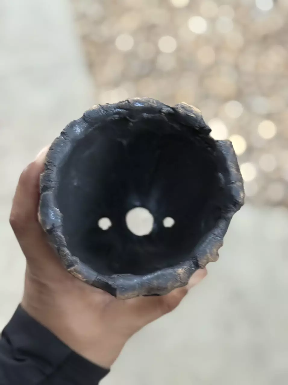 plant/Bones footed 4.75x5H-1