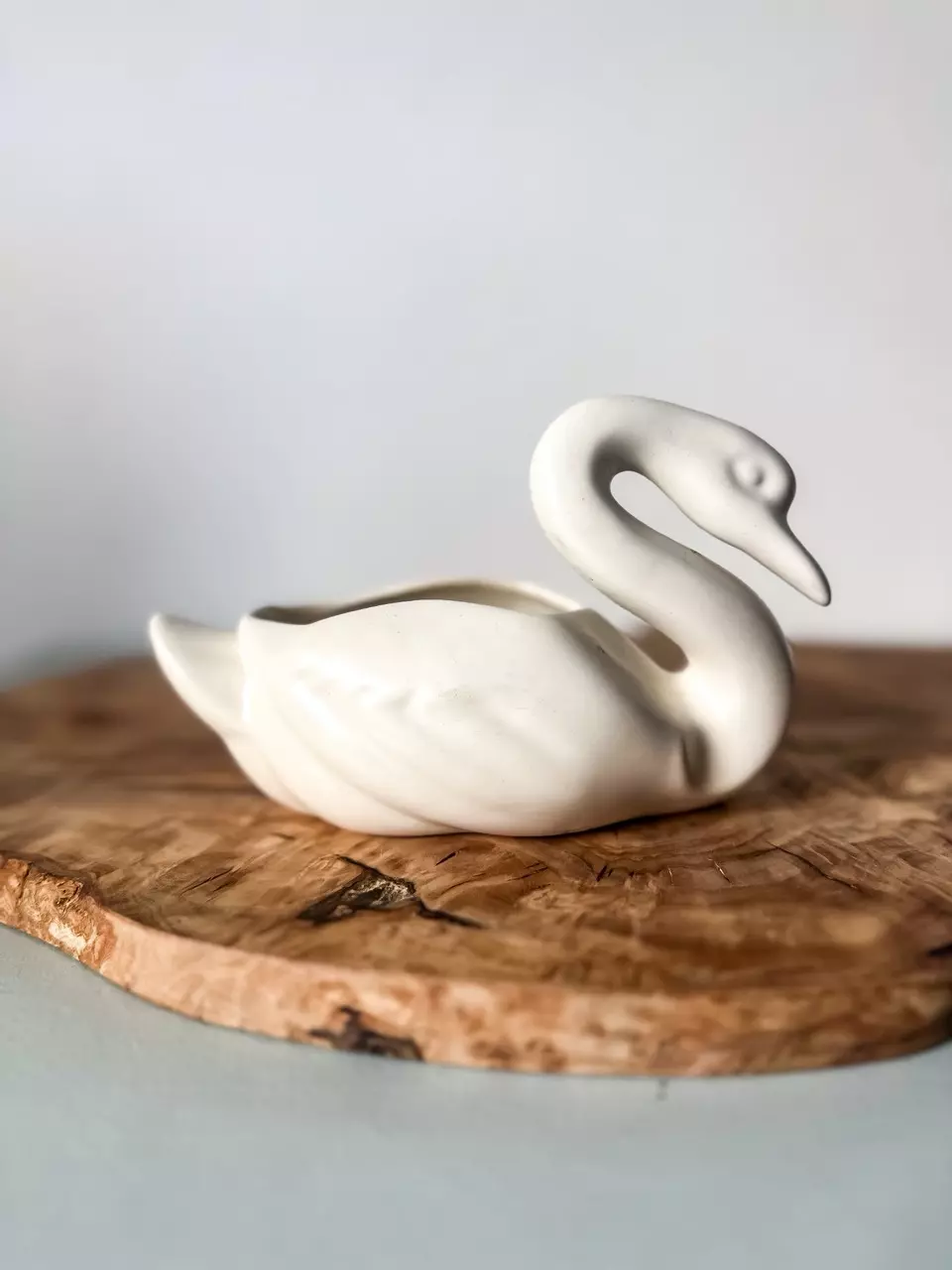 plant/Vintage Bauer swan small planter-0
