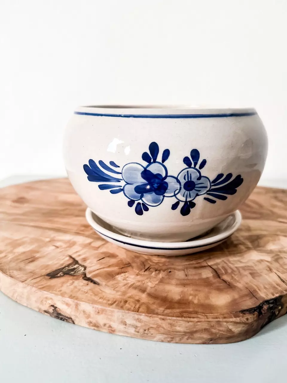 plant/Vintage delft planter-0