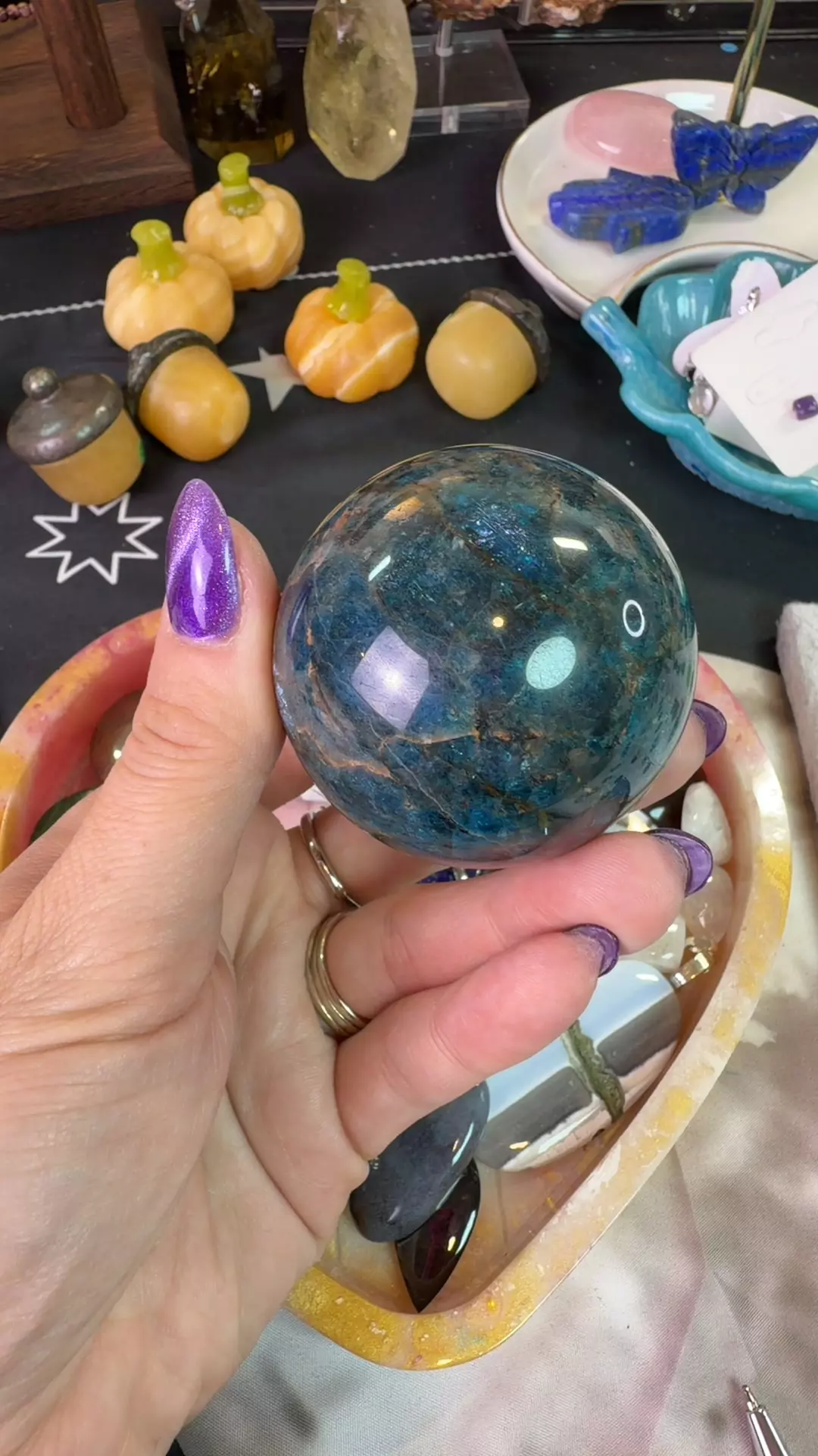plant/blue apatite sphere-0