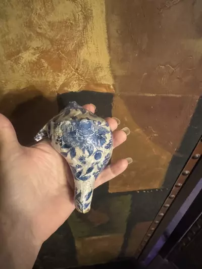 plant/Air Plant holder seashell handmade decoupage-2-thumbnail