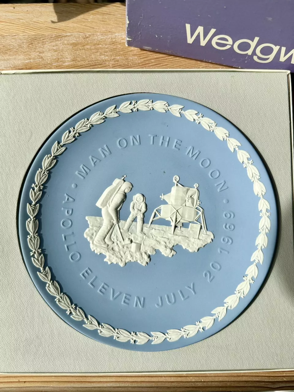 plant/Commemorative Apollo 11 plate-0