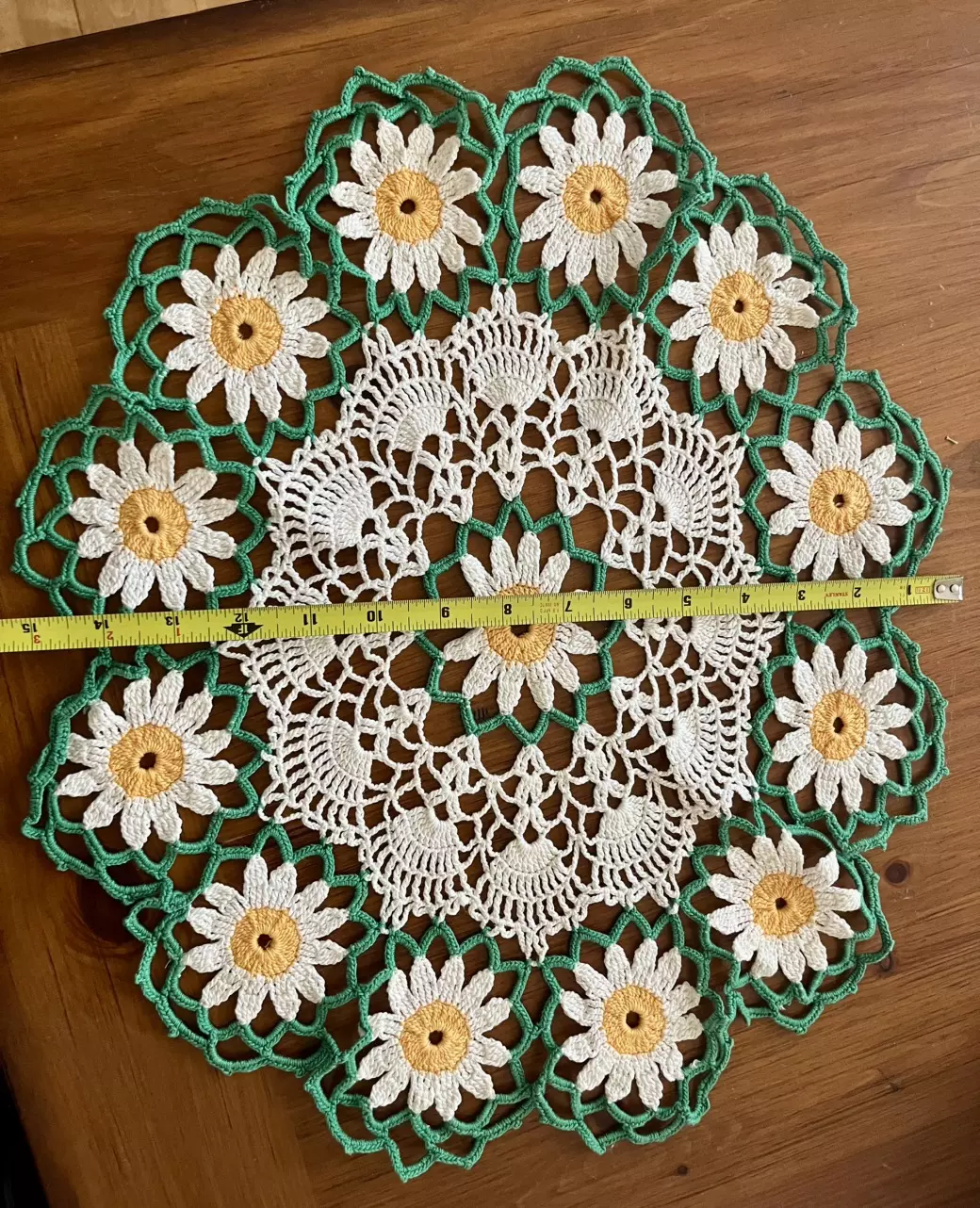 plant/vintage crochet sunflower daisys-3