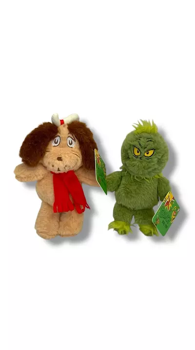 plant/Grinch and Max plush dog toys new with tags-0-thumbnail