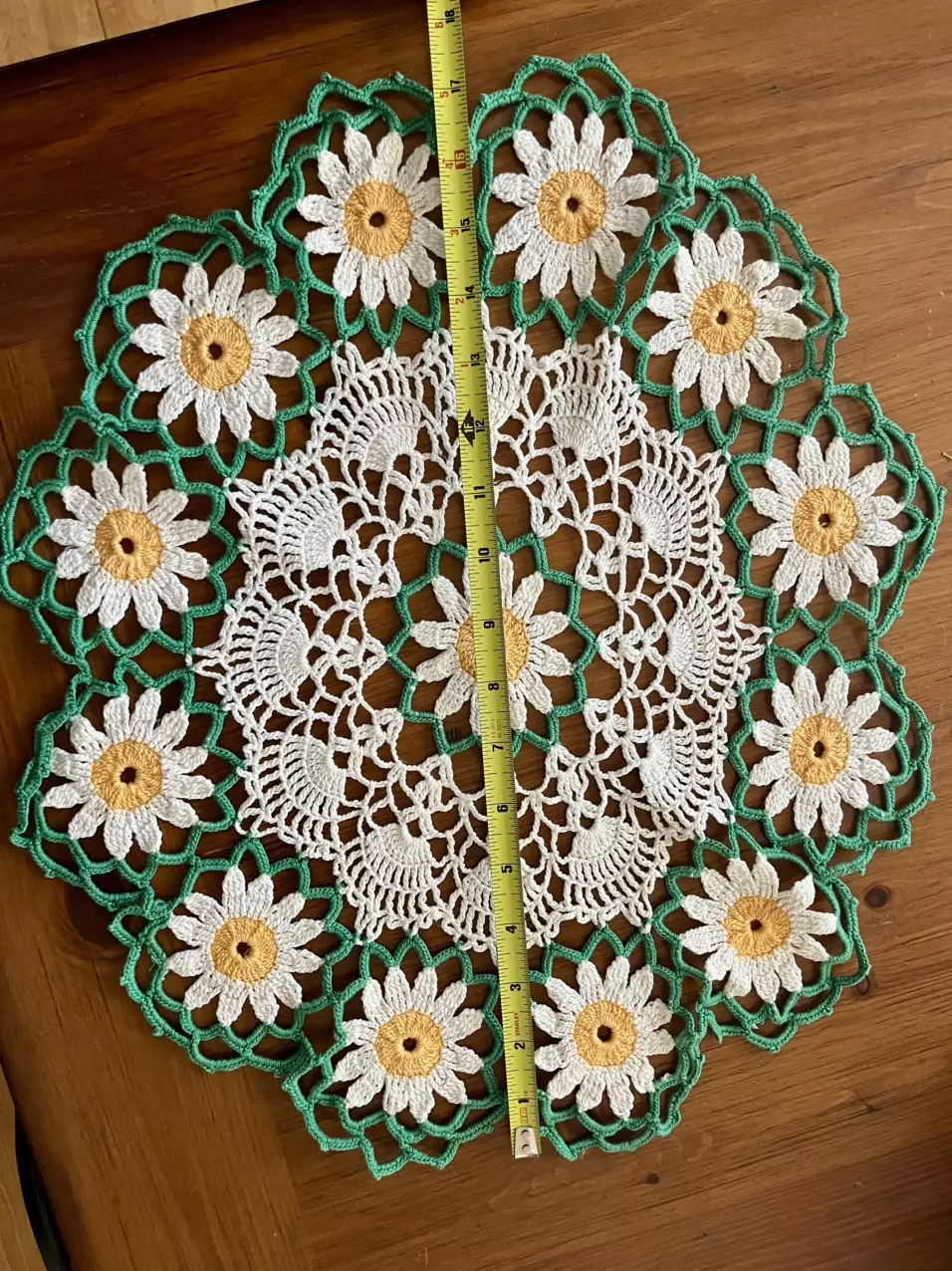 plant/vintage crochet sunflower daisys-0