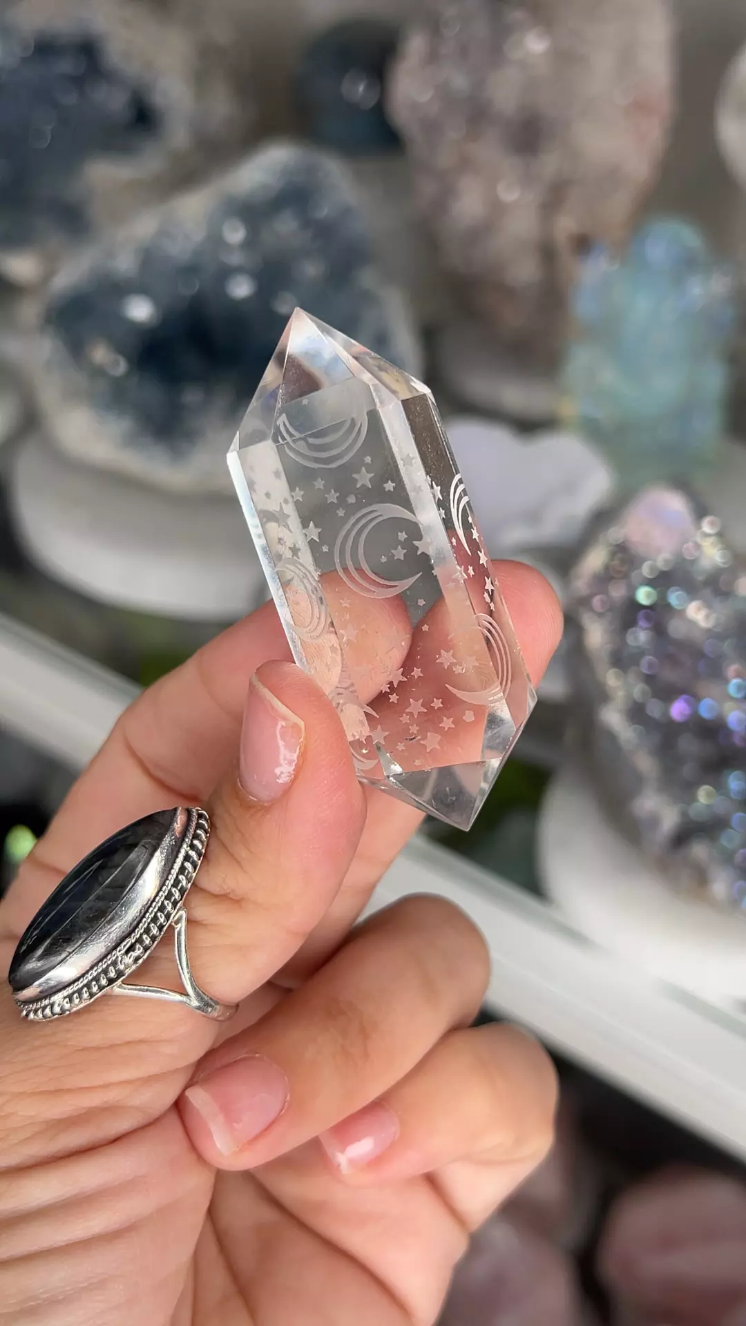 plant/Etched Clear Quartz DT-0
