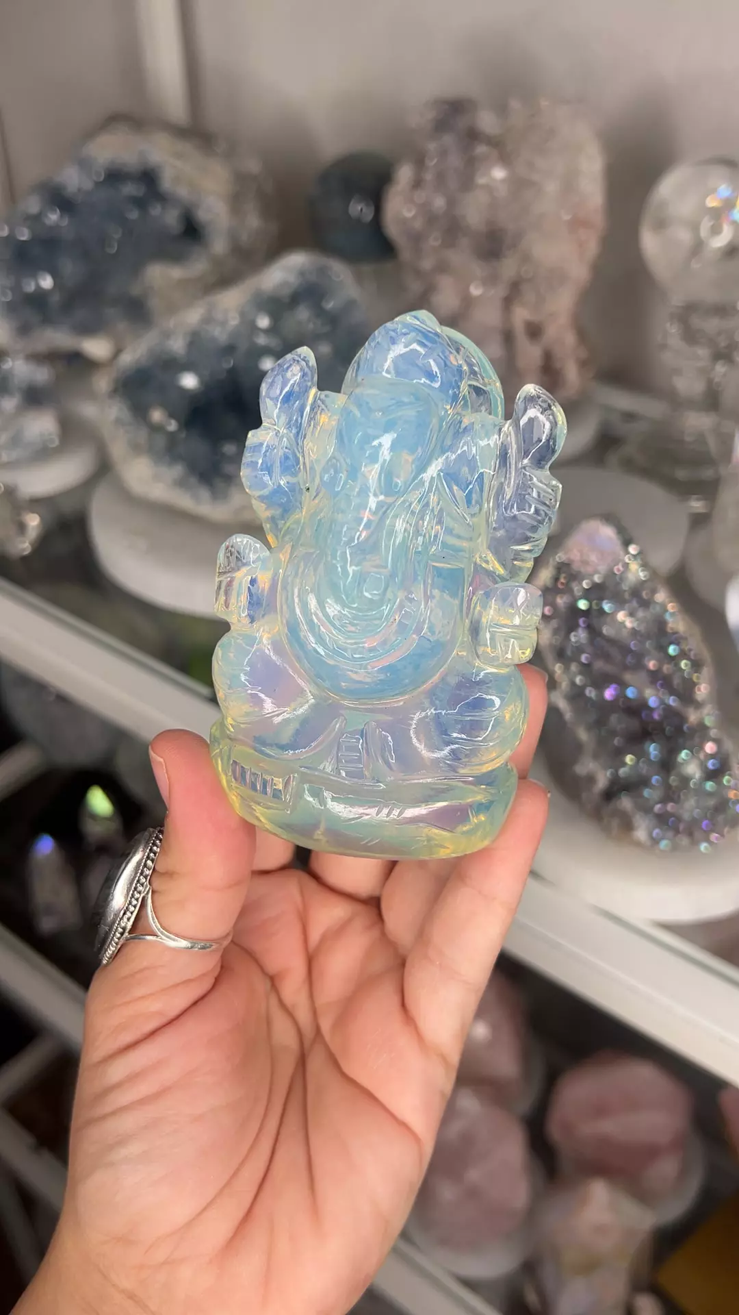 plant/Opalite Ganesh $111-0