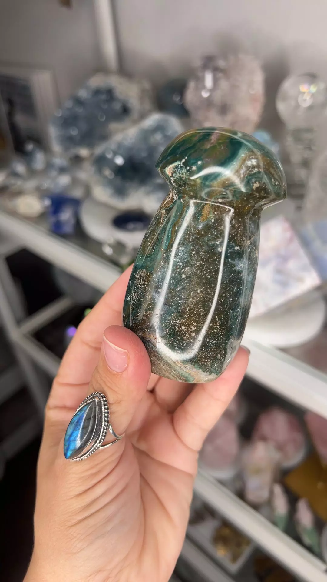 plant/Ocean Jasper Mushroom 56-0