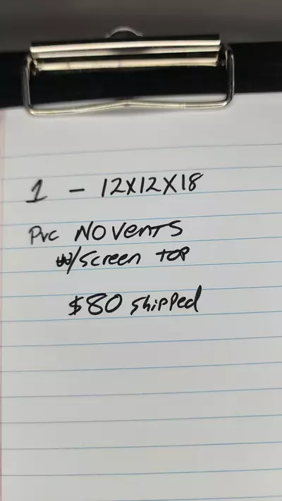 plant/12x12x18 SINGLE NO VENTS W/ SCREEN TOP-0-thumbnail