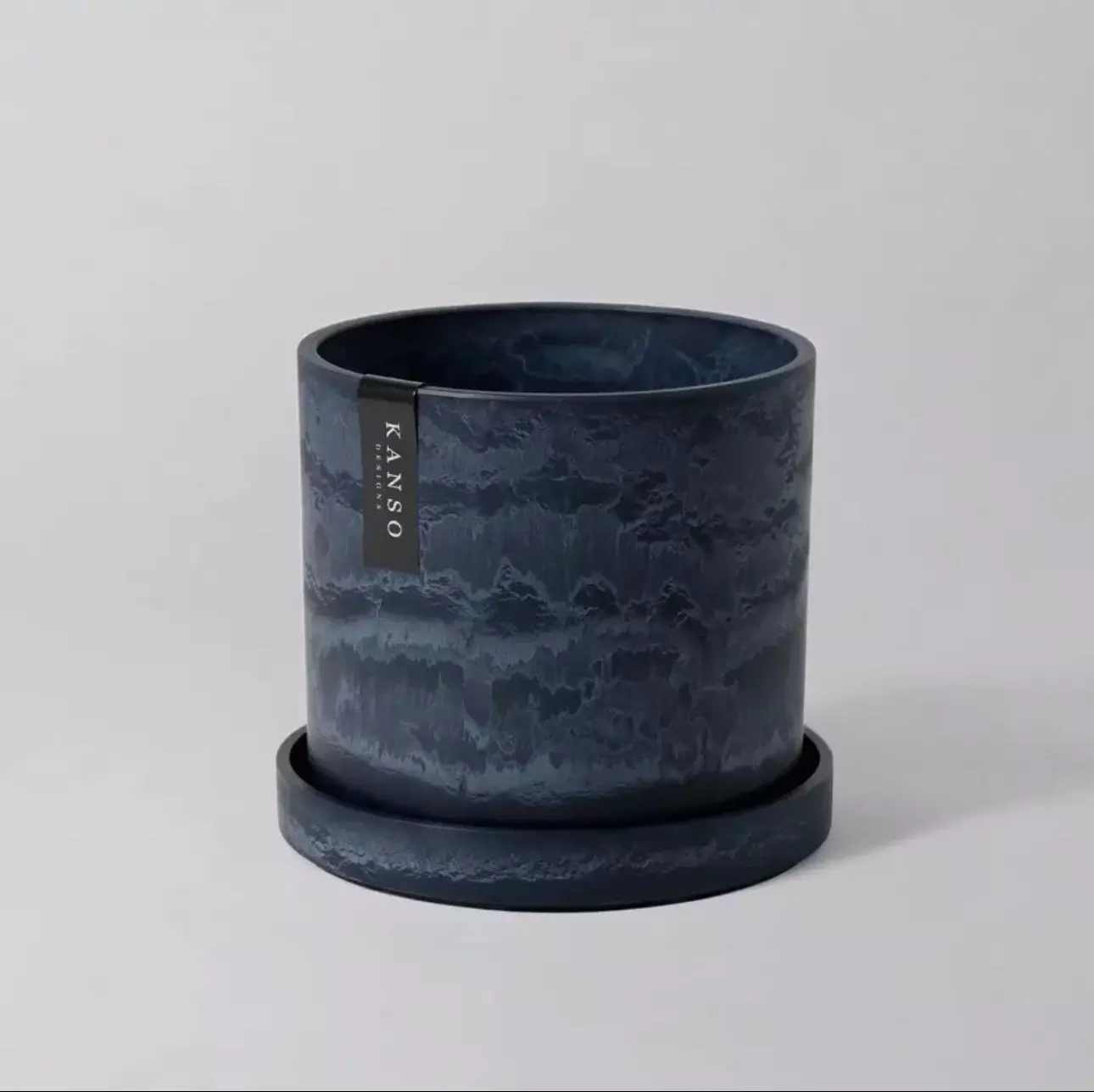 plant/Kanso 7” Ceramic Planter w/ Saucer-1