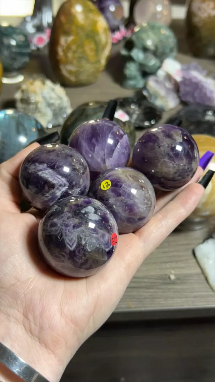 plant/Amethyst Sphere - Buyer Choice-0