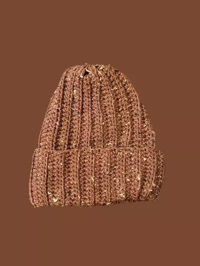 plant/brown fleck beanie-0-thumbnail