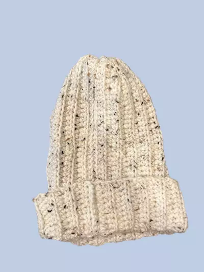 plant/white fleck beanie-0-thumbnail