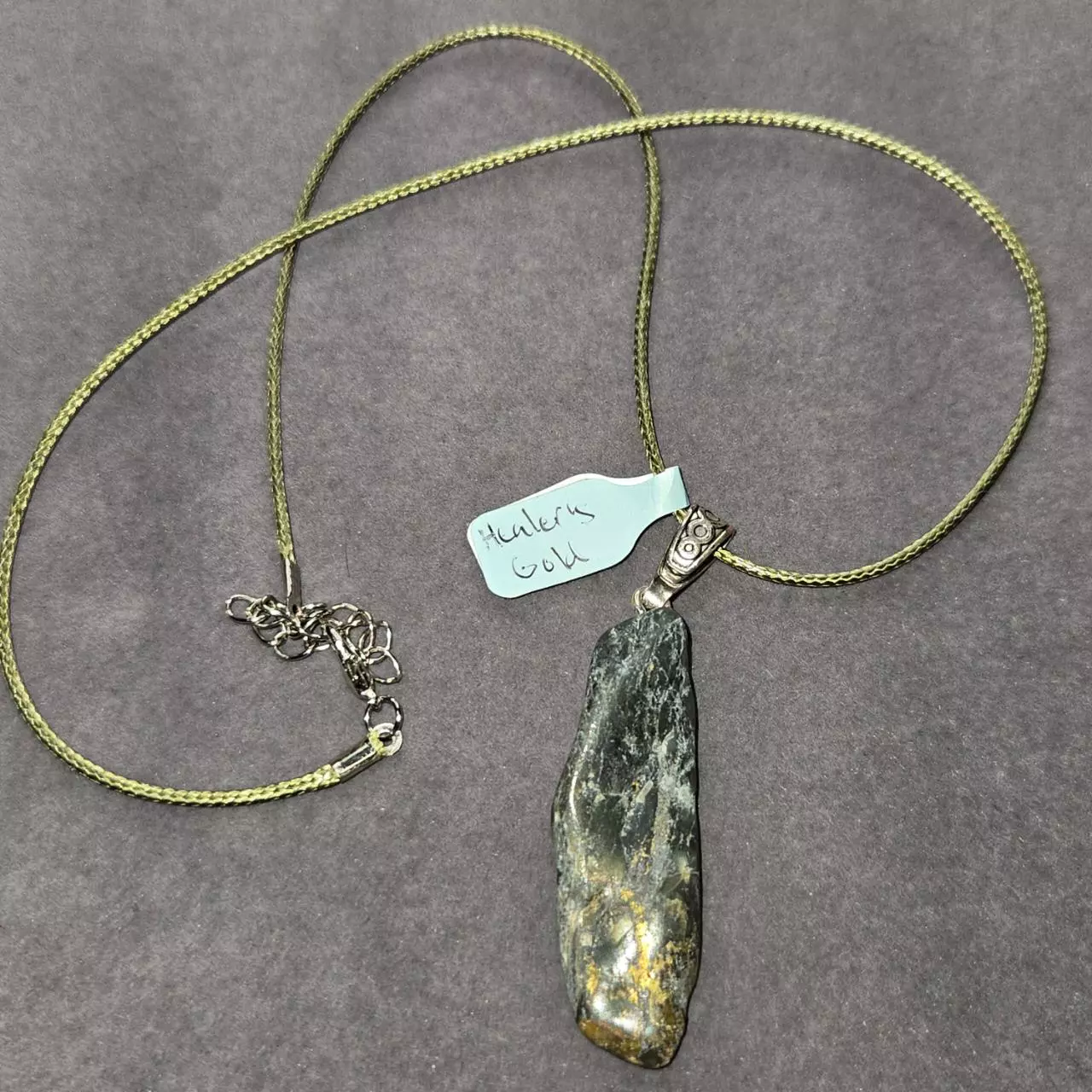 plant/Healer's Gold Necklace-0