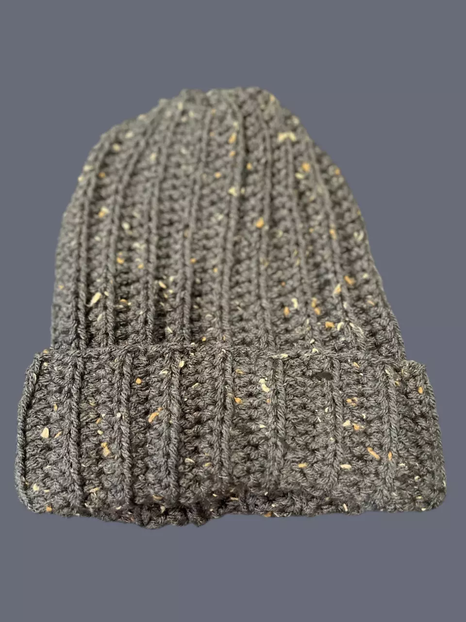 plant/navy fleck beanie-0