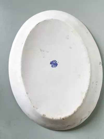 plant/Antique ironstone transferware platter-1-thumbnail