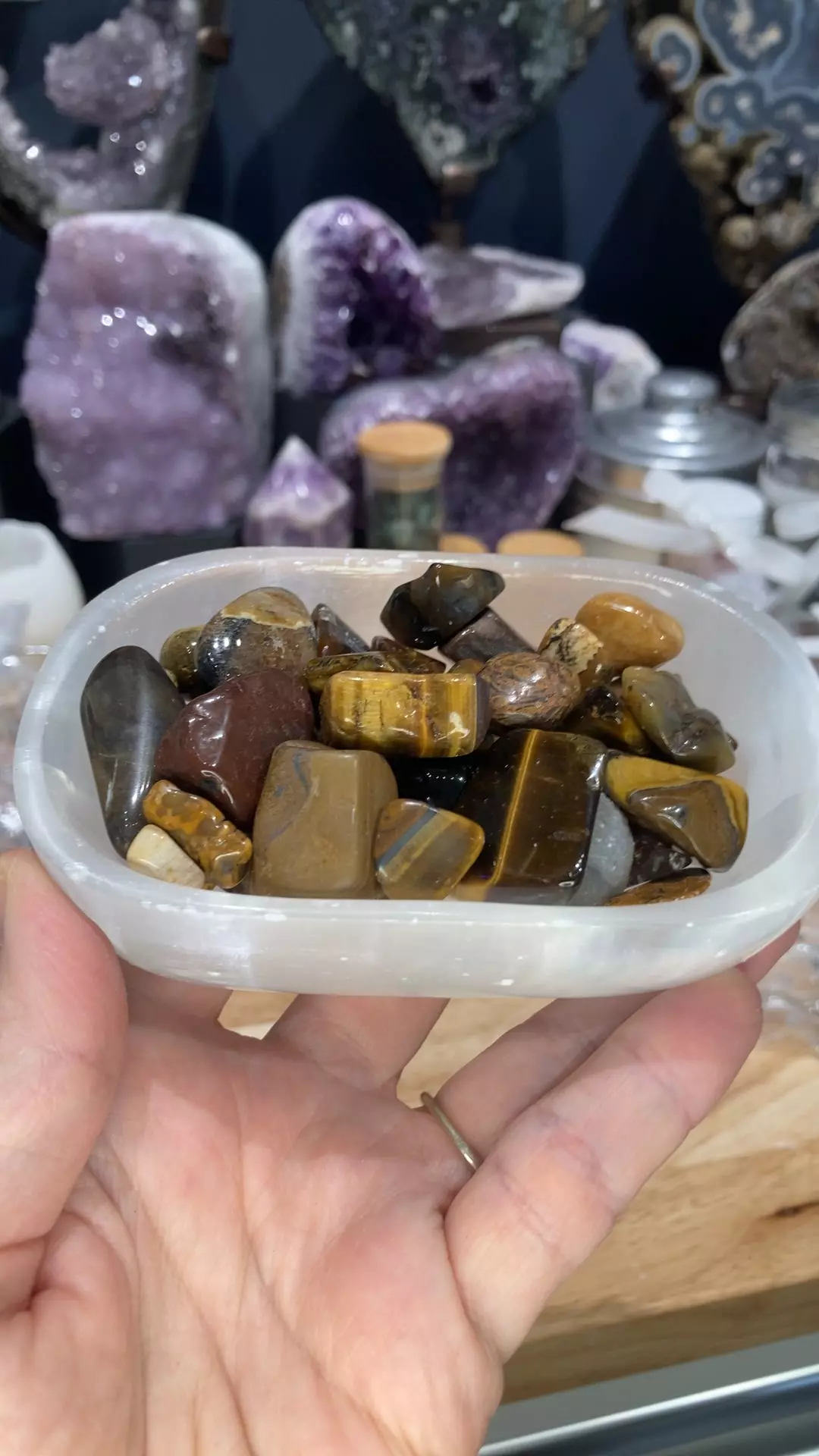 plant/brown 3oz mixed tumble-0