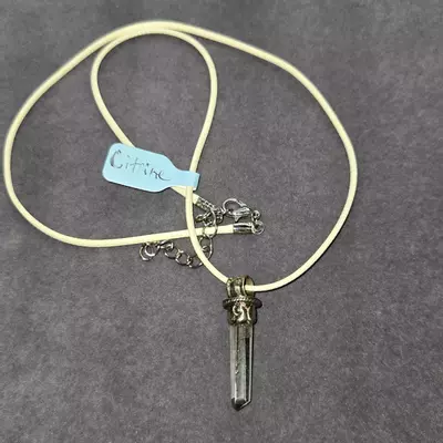 plant/Citrine Point Necklace-0-thumbnail
