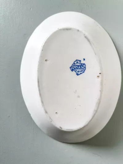 plant/Antique ironstone transferware serving dish-1-thumbnail