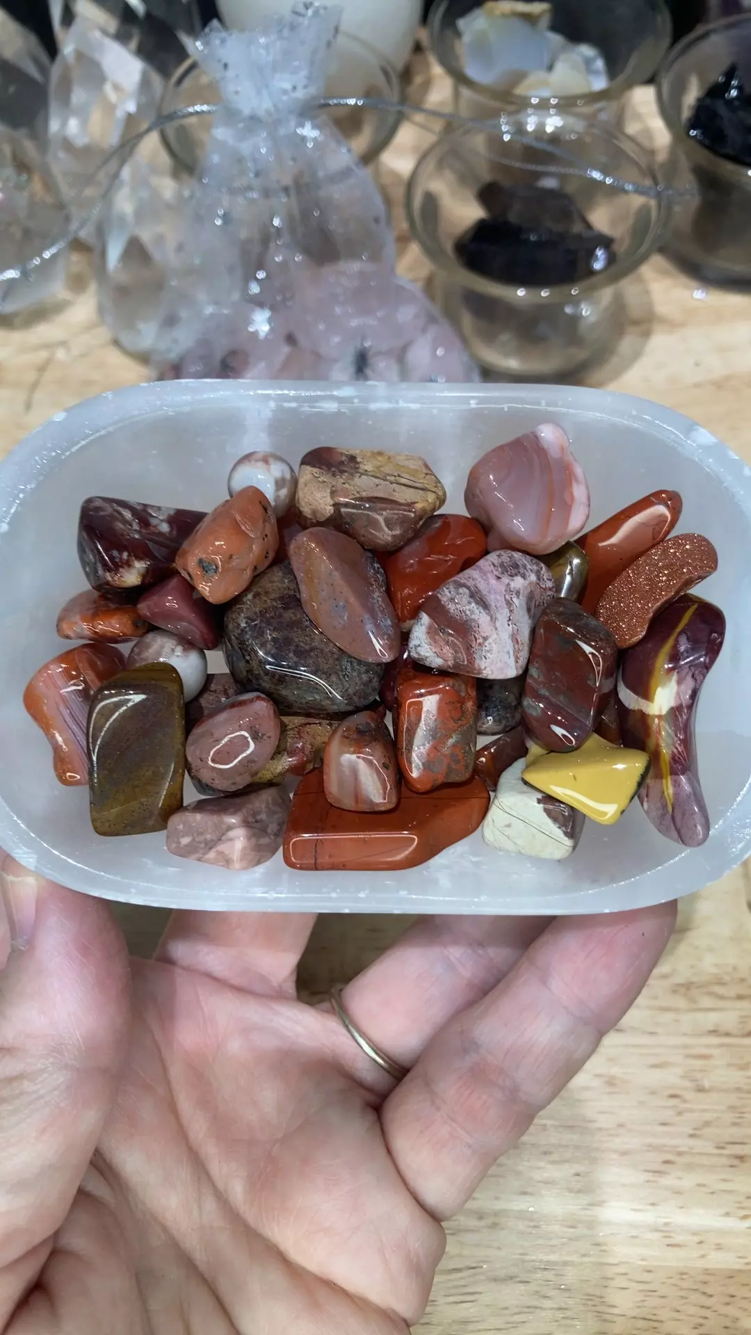 plant/burnt red mixed tumble-0