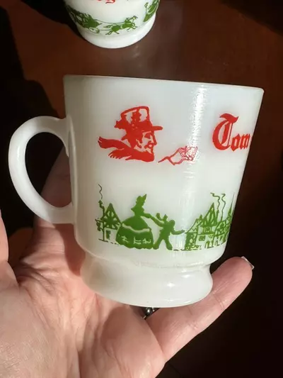 plant/Hazel Atlas Tom & Jerry MilkGlass Mugs-3-thumbnail