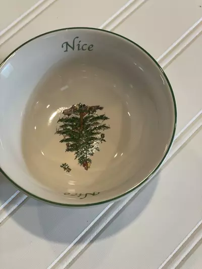 plant/Set of 2 small “Naughty and Nice” Spode Bowls-2-thumbnail