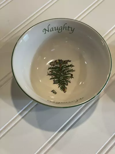 plant/Set of 2 small “Naughty and Nice” Spode Bowls-1-thumbnail
