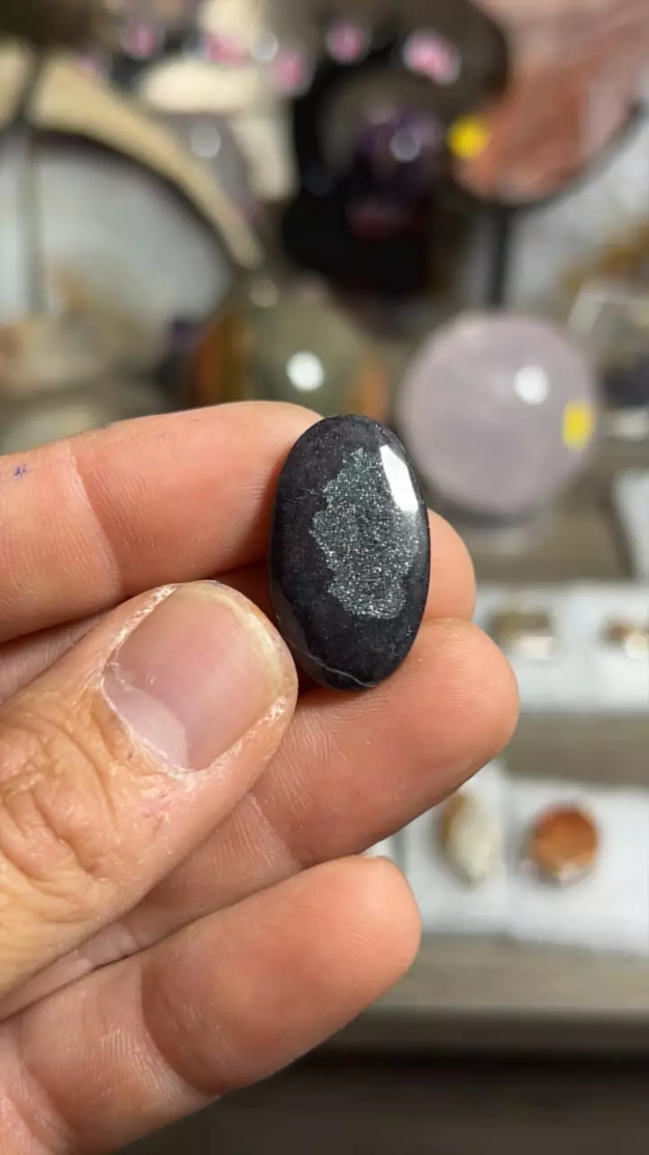 plant/Specularite Hematite Cab-0