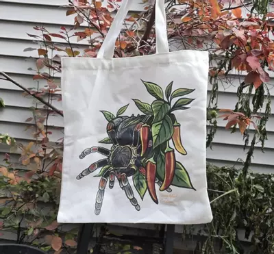plant/Tarantula Canvas Bag-0-thumbnail