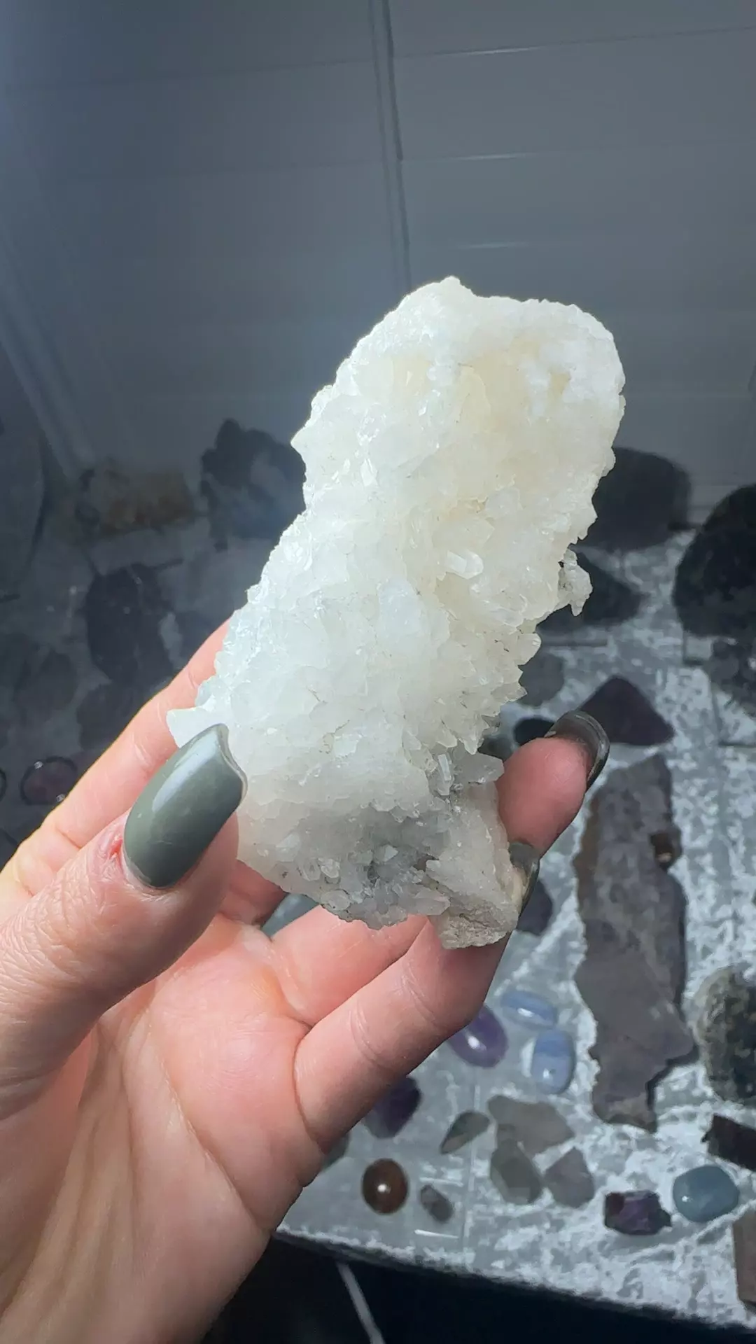 plant/Danburite cluster   90-0