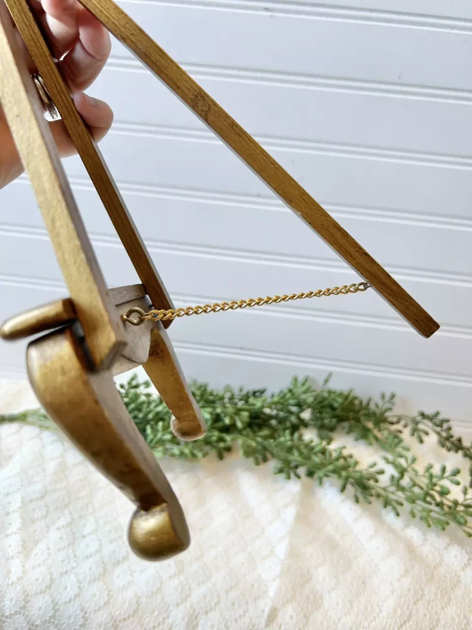 plant/wooden gold easel-2