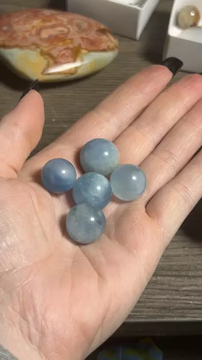 plant/Aquamarine Mini Sphere - You Pick-0-thumbnail