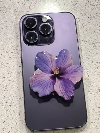 plant/Phone grip - Hibiscus-0-thumbnail