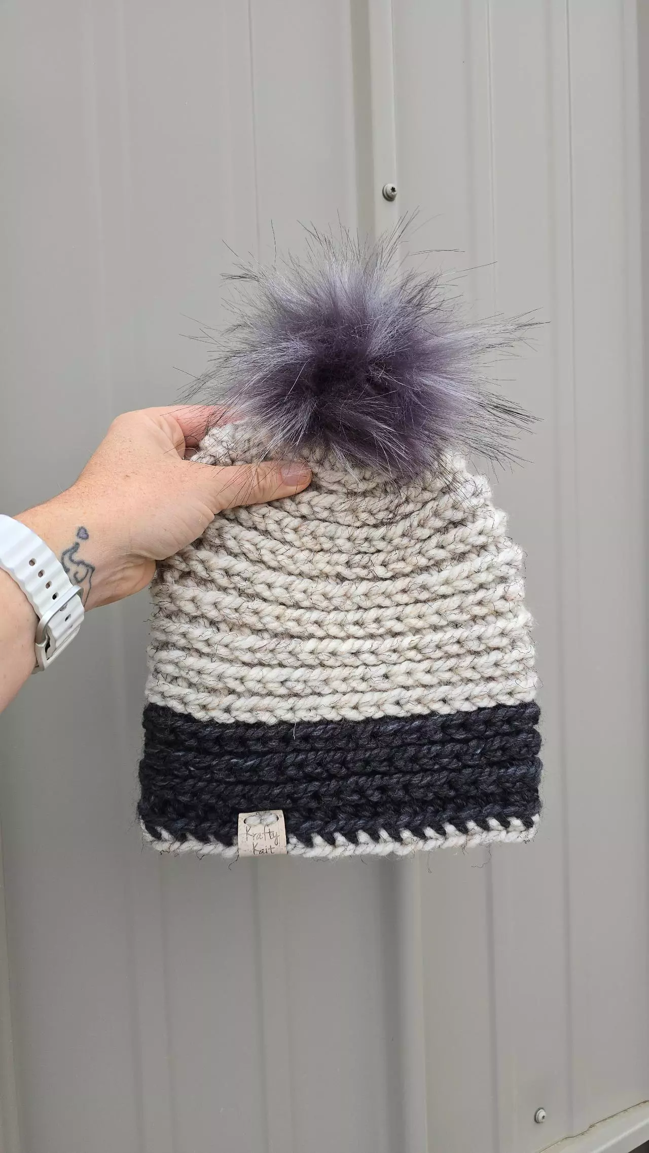 plant/Adult Beanie - tweed/grey-0