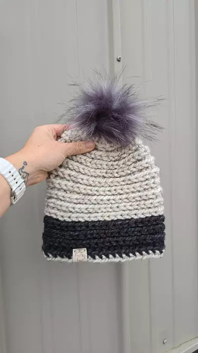 plant/Adult Beanie - tweed/grey-0-thumbnail