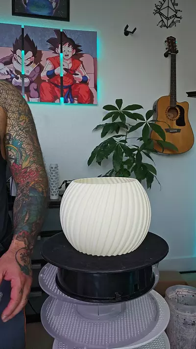 plant/Sphere 4in - cream white-0-thumbnail