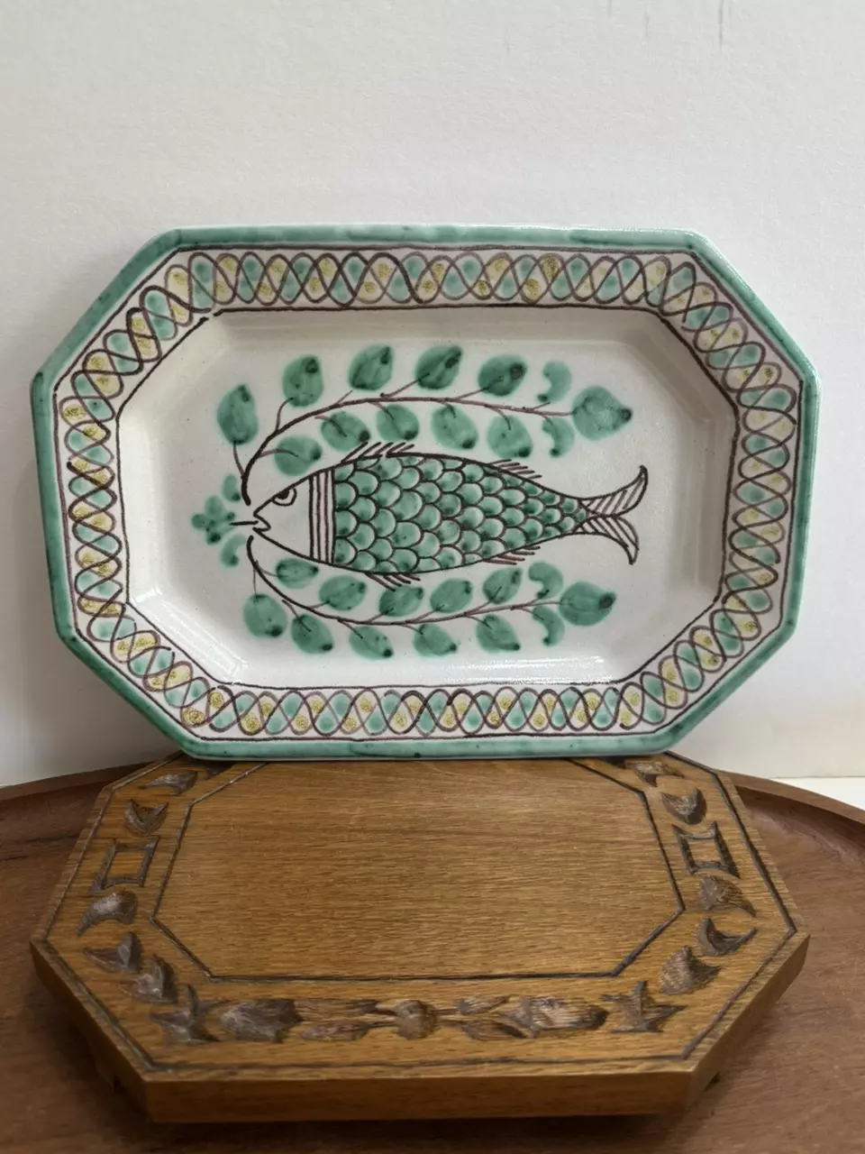 plant/Tre Erre Palermo ceramic fish platter-0