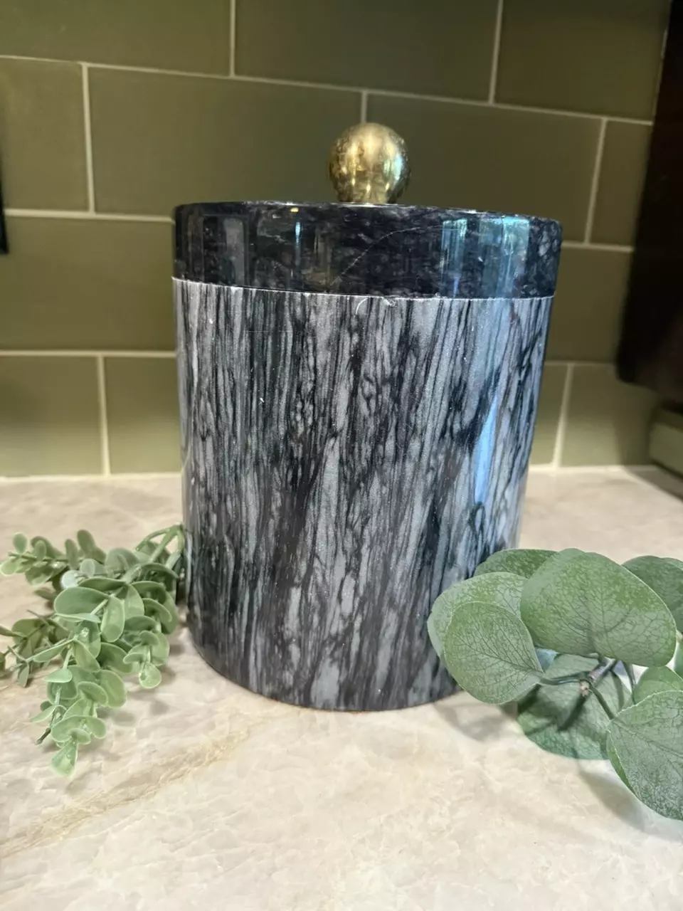 plant/Drulane Solid Marble Ice Bucket-0
