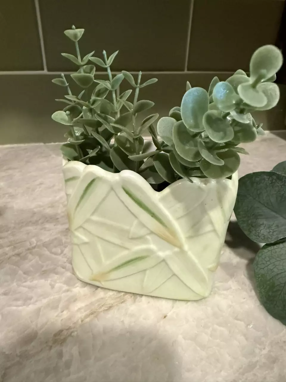 plant/Porcelain Swan Planter-1