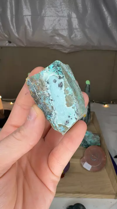 plant/Druzy Chrysocolla Congo $12-0-thumbnail