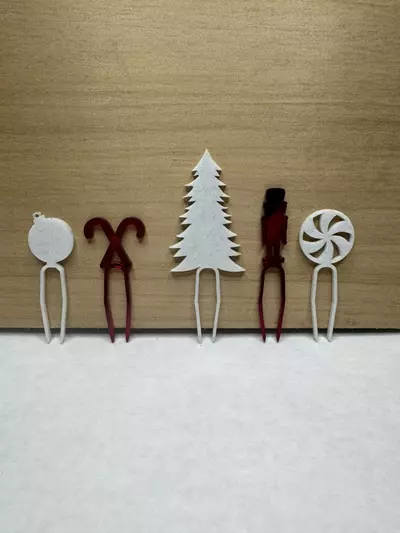 plant/5pk Variety Prop Pin Reflective Red and White Glitter-0-thumbnail