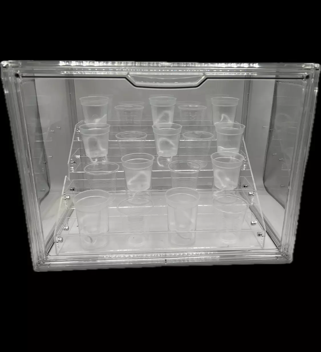 plant/Propagation box with shelves pots not included-0