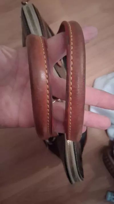 plant/croc embossed Dooney &-5-thumbnail