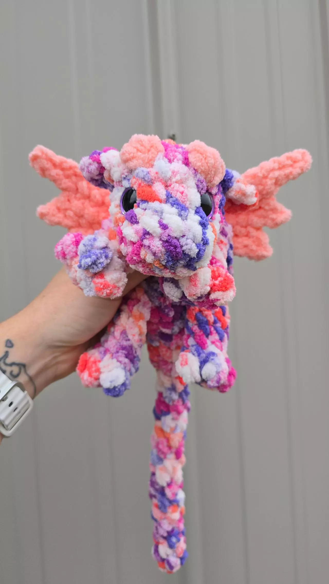 plant/Tie-dye Dragon Snuggler-0