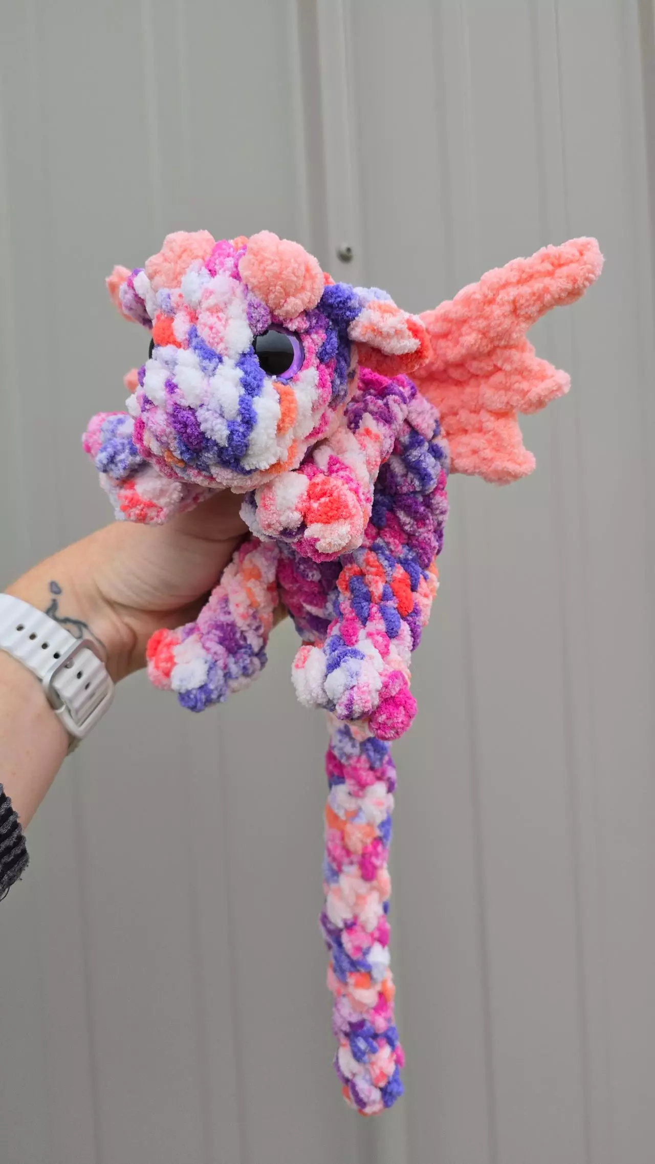 plant/Tie-dye Dragon Snuggler-1