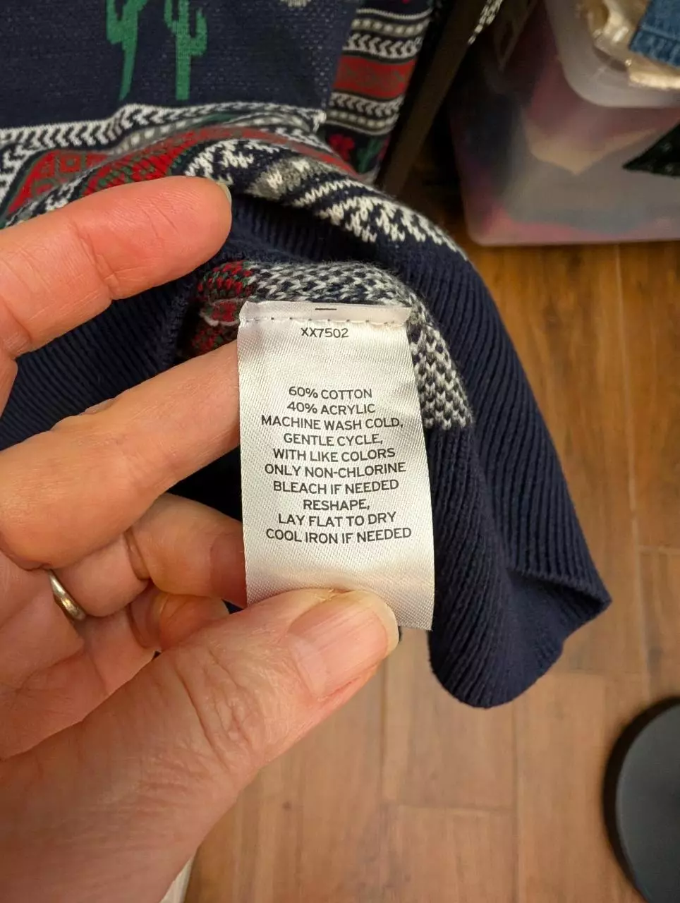 plant/Arizona Christmas Sweater Men's XL-1