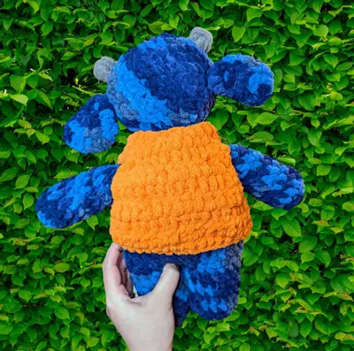 plant/Grubble the Goblin - blue with orange vest-2-thumbnail