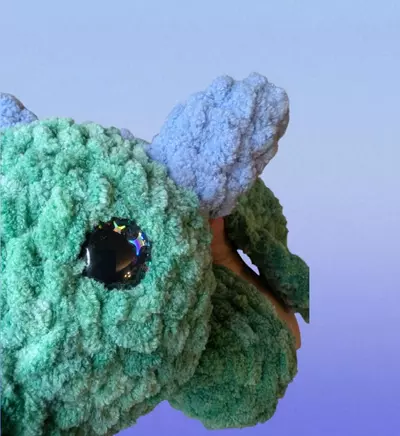 plant/Axel the Splooting dragon - spearmint and periwinkle-1-thumbnail